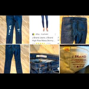 J Brand women’s Ripped jeans size 28.